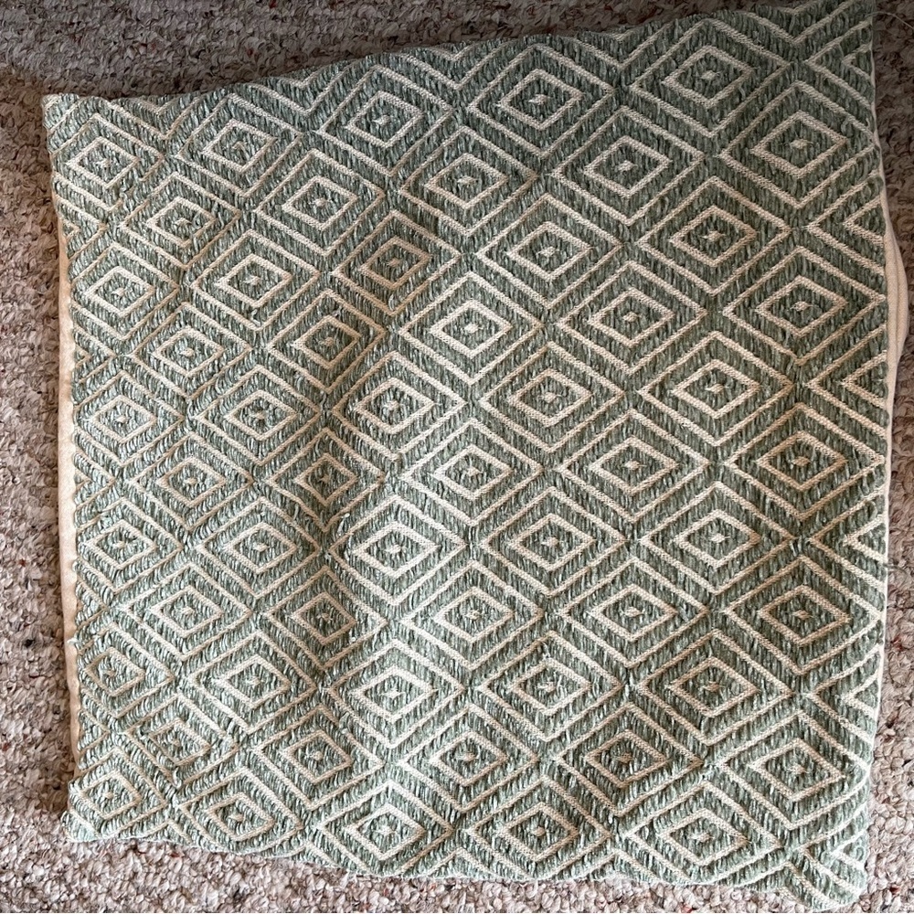 Pier 1 Pillow Cover Sage 17x17 - Picture 2 of 5